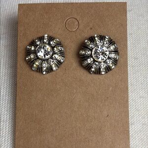 Elegant Silver Stud Earrings